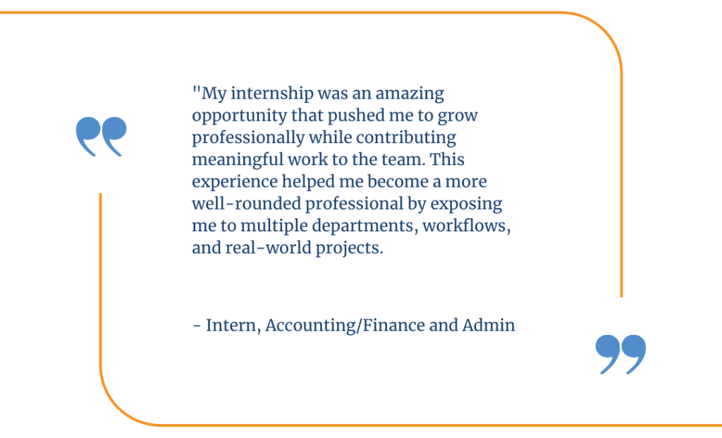 Accounting Internship Quote