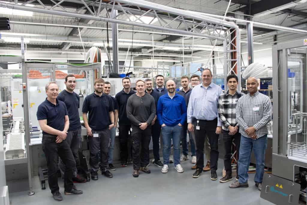 Figure 1: GRAM and Groninger teams complete successful FAT for the Groninger filling line